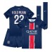 Paris Saint-Germain Randal Kolo Muani #23 Dětské Oblečení Domácí Dres 2024-25 Krátkým Rukávem (+ trenýrky)